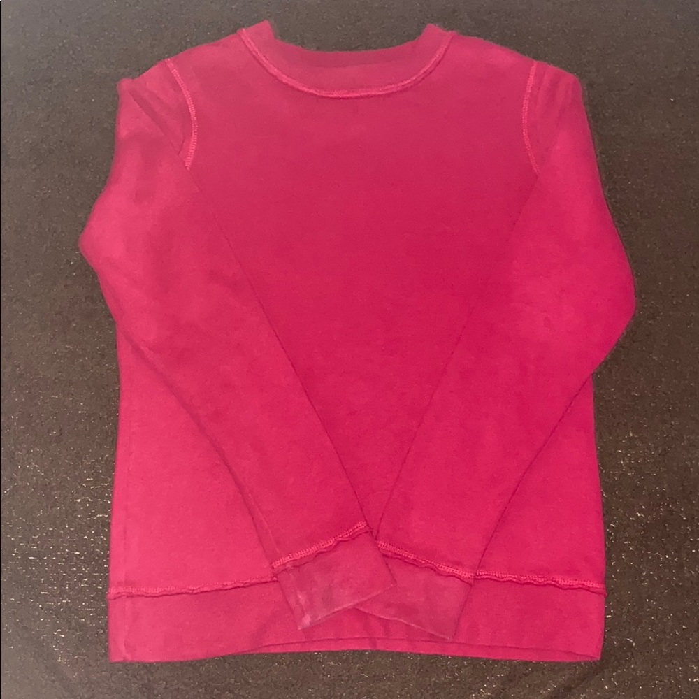 Vibrant Red Long Sleeve Top